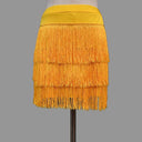 Latin Dance Women's Backless Shoulder Short Skirt Dress Latin Dance Women's Backless Shoulder Short Skirt Dress