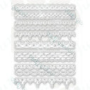 Layered Floral Alphabet Stencils and Cutting Dies Set Layered Floral Alphabet Stencils and Cutting Dies Set