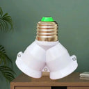 LED Bulb Socket Splitter E27 To E27 For Easy Lighting LED Bulb Socket Splitter E27 To E27 For Easy Lighting