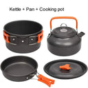Lightweight Aluminum Camping Cookware Kit For Outdoor Use Lightweight Aluminum Camping Cookware Kit For Outdoor Use