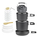 Lightweight Camping Cookware Set For 1 To 5 People Lightweight Camping Cookware Set For 1 To 5 People