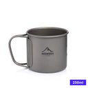 Lightweight Titanium Camping Mug - Durable Travel Cup 0.6L Lightweight Titanium Camping Mug - Durable Travel Cup 0.6L