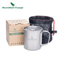 Lightweight Titanium Camping Mug with Lid for Coffee Travel Lightweight Titanium Camping Mug with Lid for Coffee Travel