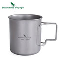 Lightweight Titanium Camping Mug with Lid for Coffee Travel Lightweight Titanium Camping Mug with Lid for Coffee Travel