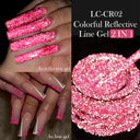 LILYCUTE Glitter Gel Polish Reflective Long-lasting Eco-Friendly LILYCUTE Glitter Gel Polish Reflective Long-lasting Eco-Friendly
