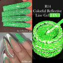 LILYCUTE Glitter Gel Polish Reflective Long-lasting Eco-Friendly LILYCUTE Glitter Gel Polish Reflective Long-lasting Eco-Friendly