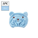 Lovely Bear Microfiber Hair Drying Cap Quick Dry Accessory Lovely Bear Microfiber Hair Drying Cap Quick Dry Accessory