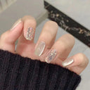 Lovely Butterfly Pink Nail Extensions Set Chic Press-On Tips Lovely Butterfly Pink Nail Extensions Set Chic Press-On Tips