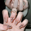 Lovely Butterfly Pink Nail Extensions Set Chic Press-On Tips Lovely Butterfly Pink Nail Extensions Set Chic Press-On Tips