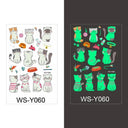 Luminous Children's Glow Tattoo Set Dino Pirate Unicorn Mermaid Luminous Children's Glow Tattoo Set Dino Pirate Unicorn Mermaid