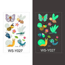 Luminous Children's Glow Tattoo Set Dino Pirate Unicorn Mermaid Luminous Children's Glow Tattoo Set Dino Pirate Unicorn Mermaid