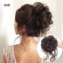 LUPU Curly Synthetic Hair Bun Chignon Scrunchy for Women LUPU Curly Synthetic Hair Bun Chignon Scrunchy for Women
