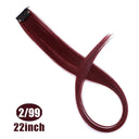 LUPU Rainbow Hair Extensions: Vibrant Synthetic Highlights 22 Inch LUPU Rainbow Hair Extensions: Vibrant Synthetic Highlights 22 Inch