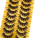 Luxurious 3D Mink False Eyelashes Variety Pack 10 Pairs Luxurious 3D Mink False Eyelashes Variety Pack 10 Pairs