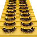 Luxurious 3D Mink False Eyelashes Variety Pack 10 Pairs Luxurious 3D Mink False Eyelashes Variety Pack 10 Pairs