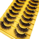 Luxurious 3D Mink False Eyelashes Variety Pack 10 Pairs Luxurious 3D Mink False Eyelashes Variety Pack 10 Pairs