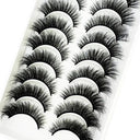 Luxurious 3D Mink False Eyelashes Variety Pack 10 Pairs Luxurious 3D Mink False Eyelashes Variety Pack 10 Pairs