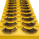 Luxurious 3D Mink False Eyelashes Variety Pack 10 Pairs Luxurious 3D Mink False Eyelashes Variety Pack 10 Pairs