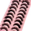 Luxurious 3D Mink False Eyelashes Variety Pack 10 Pairs Luxurious 3D Mink False Eyelashes Variety Pack 10 Pairs