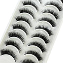 Luxurious 3D Mink False Eyelashes Variety Pack 10 Pairs Luxurious 3D Mink False Eyelashes Variety Pack 10 Pairs