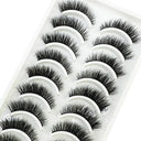 Luxurious 3D Mink False Eyelashes Variety Pack 10 Pairs Luxurious 3D Mink False Eyelashes Variety Pack 10 Pairs