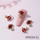 Luxury Gemstone Planet Nail Art Charms Kit Elevate Manicures Luxury Gemstone Planet Nail Art Charms Kit Elevate Manicures
