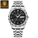 Luxury Men's Luminous Date Week Stainless Steel Watch Luxury Men's Luminous Date Week Stainless Steel Watch