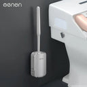 Luxury Wall-Mount Toilet Brush Set for Bathroom Use Luxury Wall-Mount Toilet Brush Set for Bathroom Use