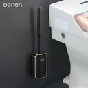 Luxury Wall-Mount Toilet Brush Set for Bathroom Use Luxury Wall-Mount Toilet Brush Set for Bathroom Use