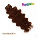 Magicae Ombre to Blonde Hair Extensions 30 Inch Wave Ponytail Magicae Ombre to Blonde Hair Extensions 30 Inch Wave Ponytail