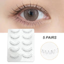 Manga-Inspired Wispy False Eyelashes for Natural Glamour Manga-Inspired Wispy False Eyelashes for Natural Glamour