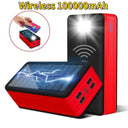 Massive 100000mAh Waterproof Solar Power Bank With Wireless Charging Massive 100000mAh Waterproof Solar Power Bank With Wireless Charging