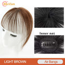 MEIFAN Clip-In Bangs Extension for Effortless Style Upgrade MEIFAN Clip-In Bangs Extension for Effortless Style Upgrade