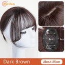 MEIFAN Clip-In Bangs Extension for Effortless Style Upgrade MEIFAN Clip-In Bangs Extension for Effortless Style Upgrade