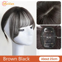 MEIFAN Clip-In Bangs Extension for Effortless Style Upgrade MEIFAN Clip-In Bangs Extension for Effortless Style Upgrade