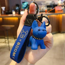 French Bulldog Leather Keychain Stylish Accessory for Men French Bulldog Leather Keychain Stylish Accessory for Men