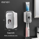 MENGNI Toothpaste Dispenser with Wall-Mounted Holder MENGNI Toothpaste Dispenser with Wall-Mounted Holder