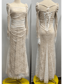 Mermaid Lace Evening Dress: Chic Spaghetti Strap Gown Mermaid Lace Evening Dress: Chic Spaghetti Strap Gown