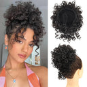 Messy Bun Hair Extension Curly Wave Glamour Style Accessory Messy Bun Hair Extension Curly Wave Glamour Style Accessory