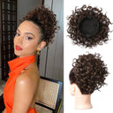 Messy Bun Hair Extension Curly Wave Glamour Style Accessory Messy Bun Hair Extension Curly Wave Glamour Style Accessory