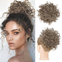 Messy Bun Hair Extension Curly Wave Glamour Style Accessory Messy Bun Hair Extension Curly Wave Glamour Style Accessory
