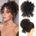 Messy Bun Hair Extension Curly Wave Glamour Style Accessory Messy Bun Hair Extension Curly Wave Glamour Style Accessory