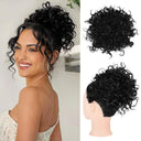 Messy Bun Hair Extension Curly Wave Glamour Style Accessory Messy Bun Hair Extension Curly Wave Glamour Style Accessory