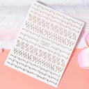 Metallic Nail Art Stickers Trendy 3D Strip Tape Designs Metallic Nail Art Stickers Trendy 3D Strip Tape Designs