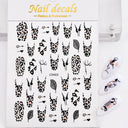 Metallic Nail Art Stickers Trendy 3D Strip Tape Designs Metallic Nail Art Stickers Trendy 3D Strip Tape Designs