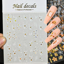 Metallic Nail Art Stickers Trendy 3D Strip Tape Designs Metallic Nail Art Stickers Trendy 3D Strip Tape Designs