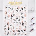 Metallic Nail Art Stickers Trendy 3D Strip Tape Designs Metallic Nail Art Stickers Trendy 3D Strip Tape Designs