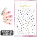 Metallic Nail Art Stickers Trendy 3D Strip Tape Designs Metallic Nail Art Stickers Trendy 3D Strip Tape Designs