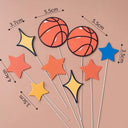 Mini Basketball Sneaker Cake Toppers for Boys Slam Dunk Mini Basketball Sneaker Cake Toppers for Boys Slam Dunk