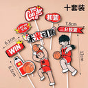 Mini Basketball Sneaker Cake Toppers for Boys Slam Dunk Mini Basketball Sneaker Cake Toppers for Boys Slam Dunk